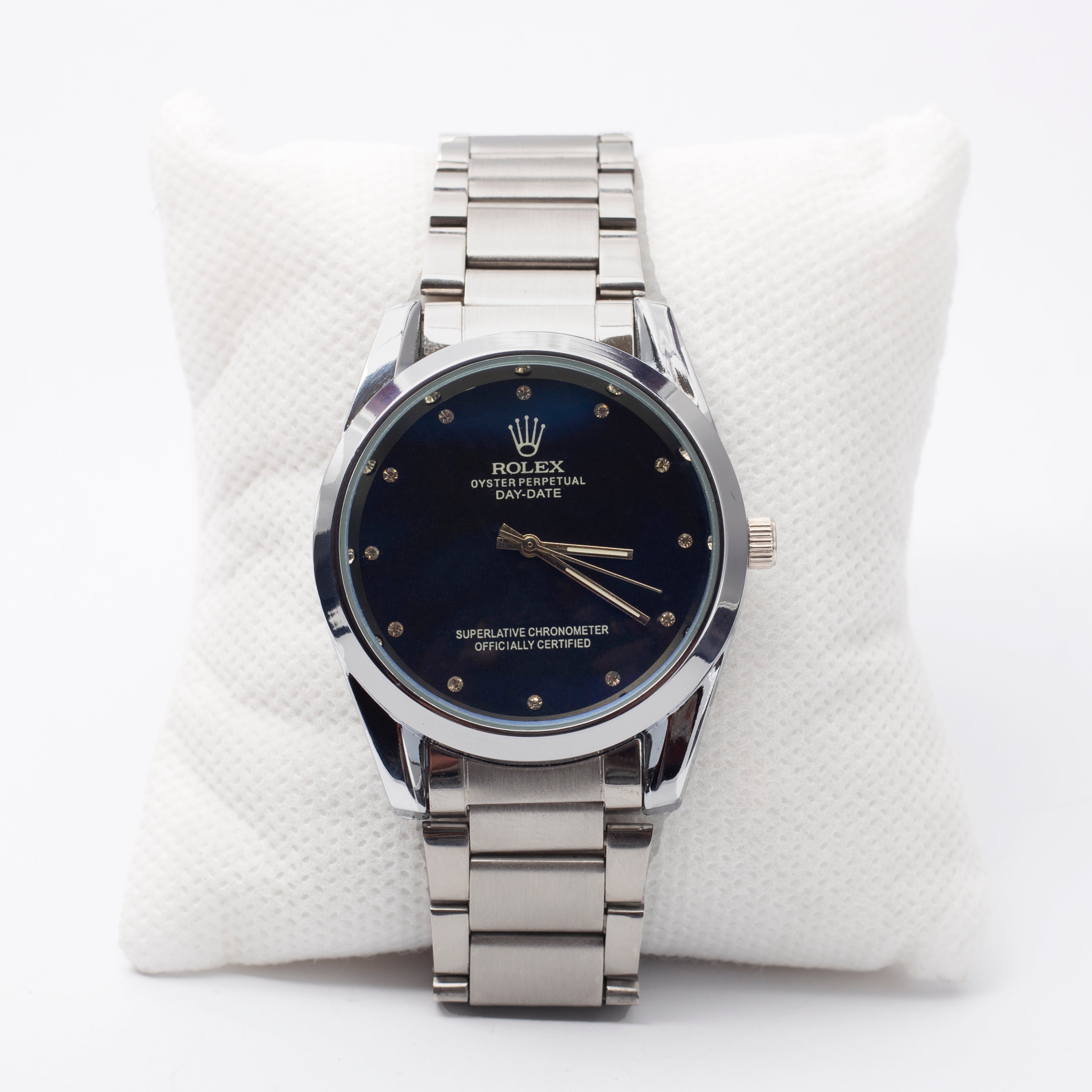 RLX - Elegant Dial with Premium Silver Chain