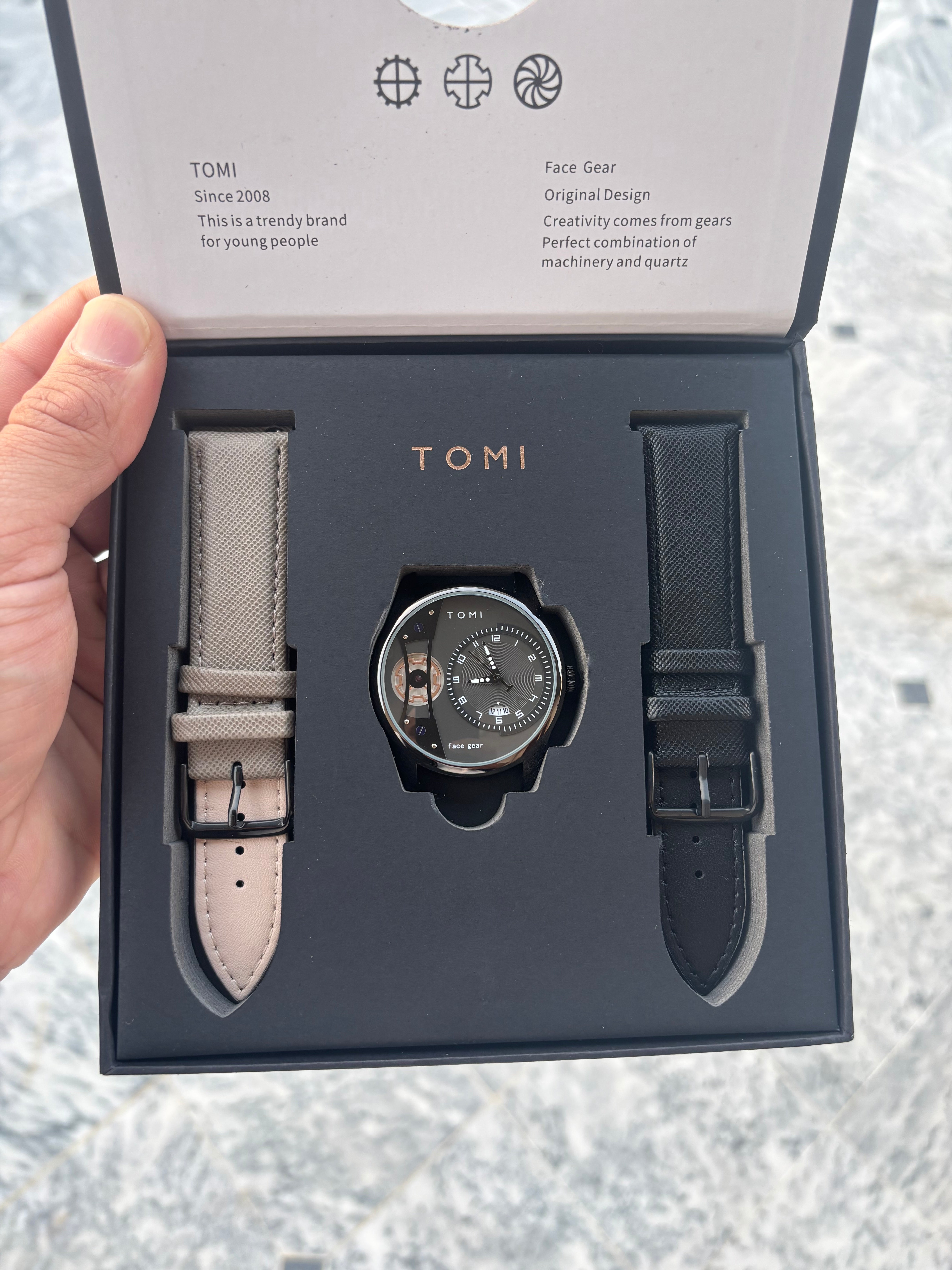 TOMI FaceGear - Gentleman Edition - Dual Strap