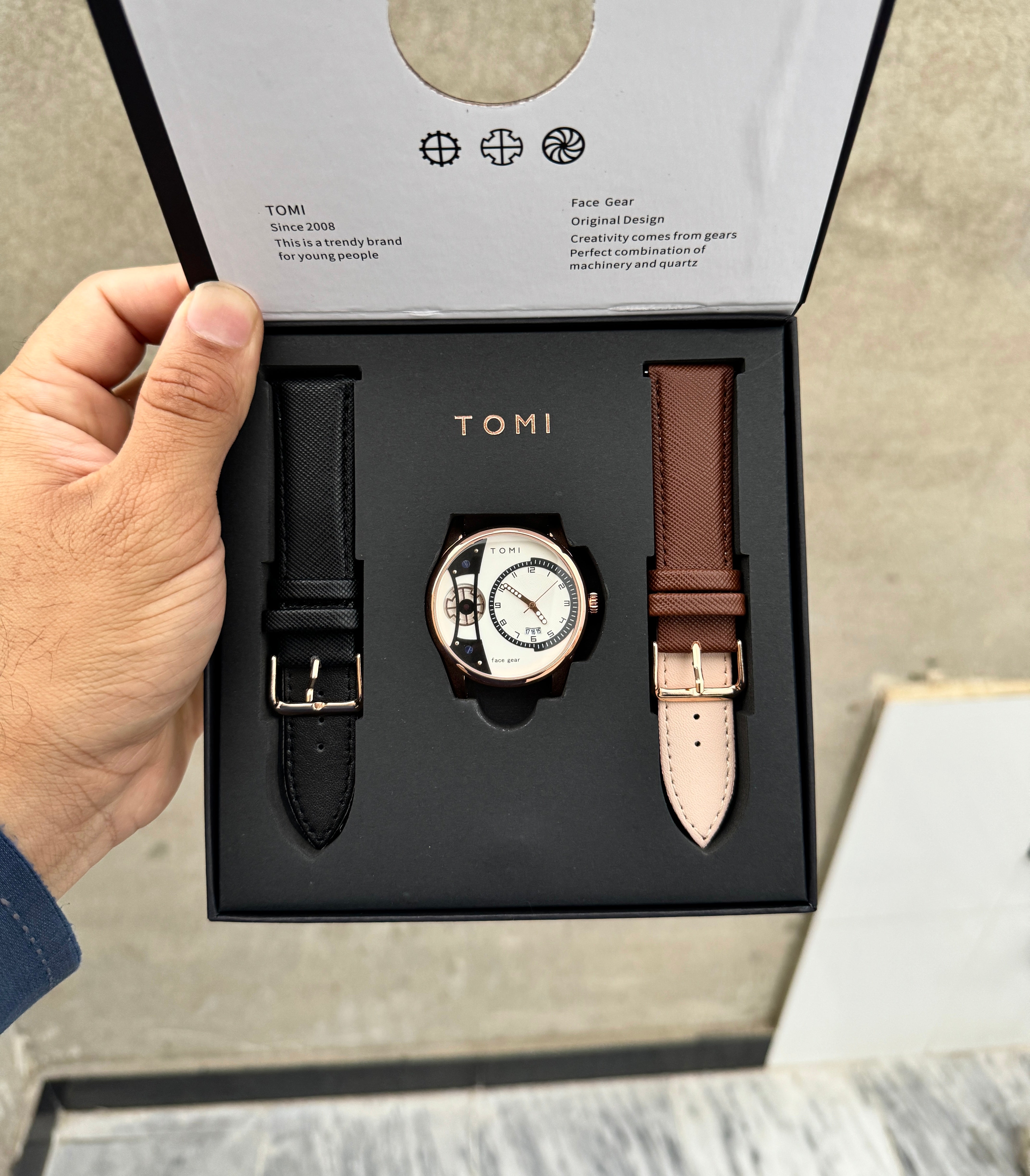 TOMI FaceGear - Gentleman Edition - Dual Strap