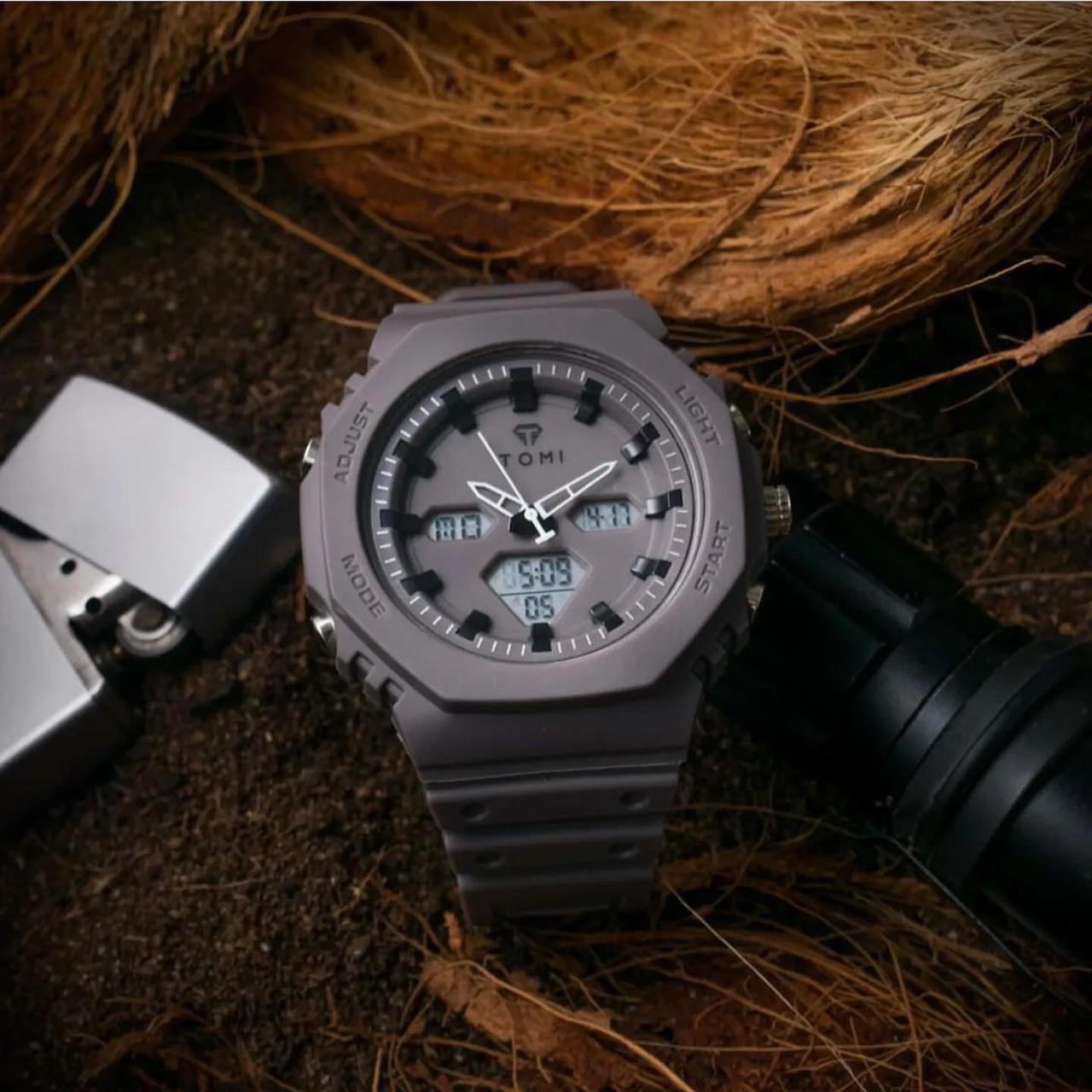 Rugged Edition - TOMI Dual Time Flagship Model - Water Resistant Durable & Comfortable Straps