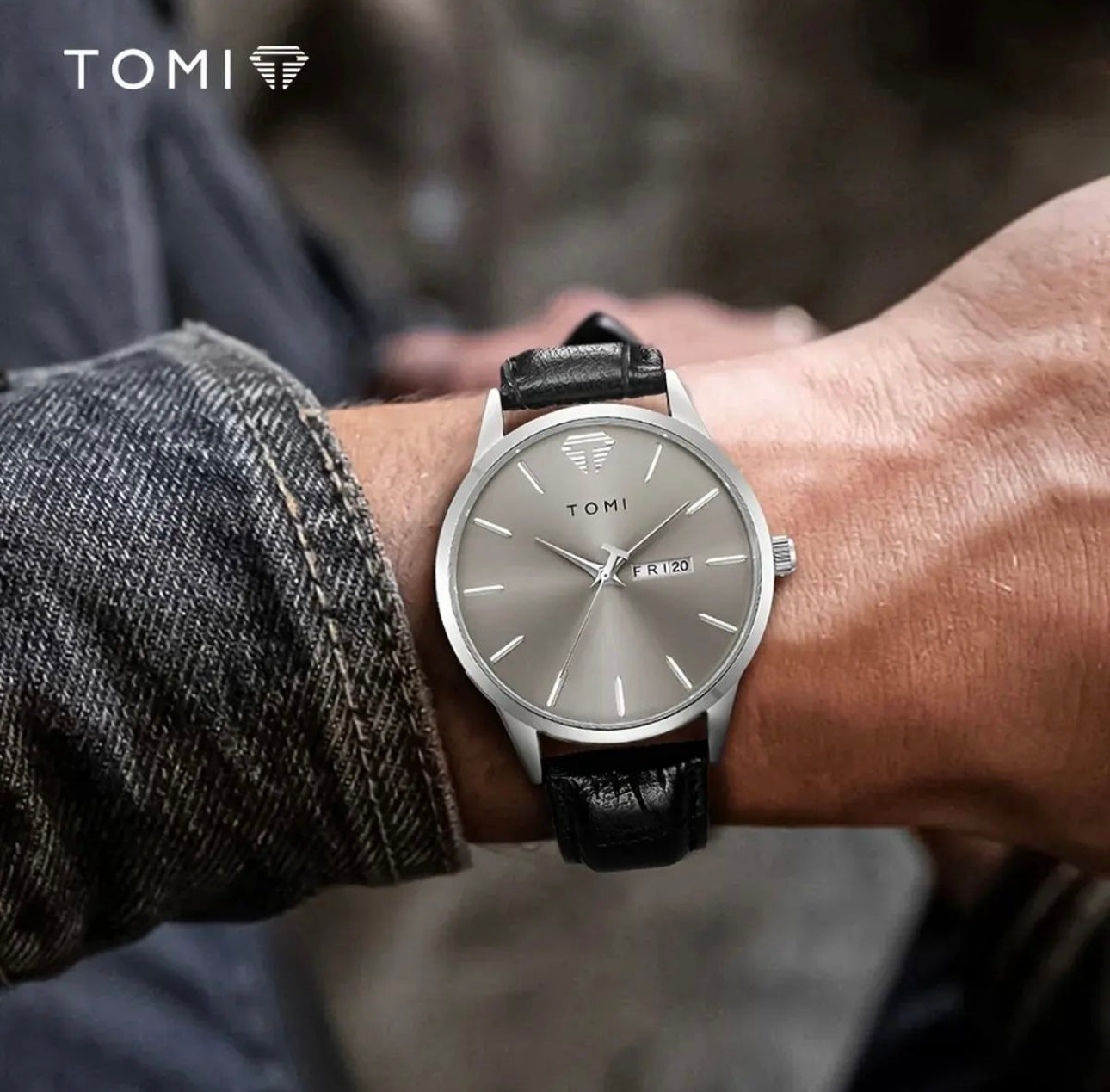 TOMI - Special Leather - Date & Day - Water Resistant