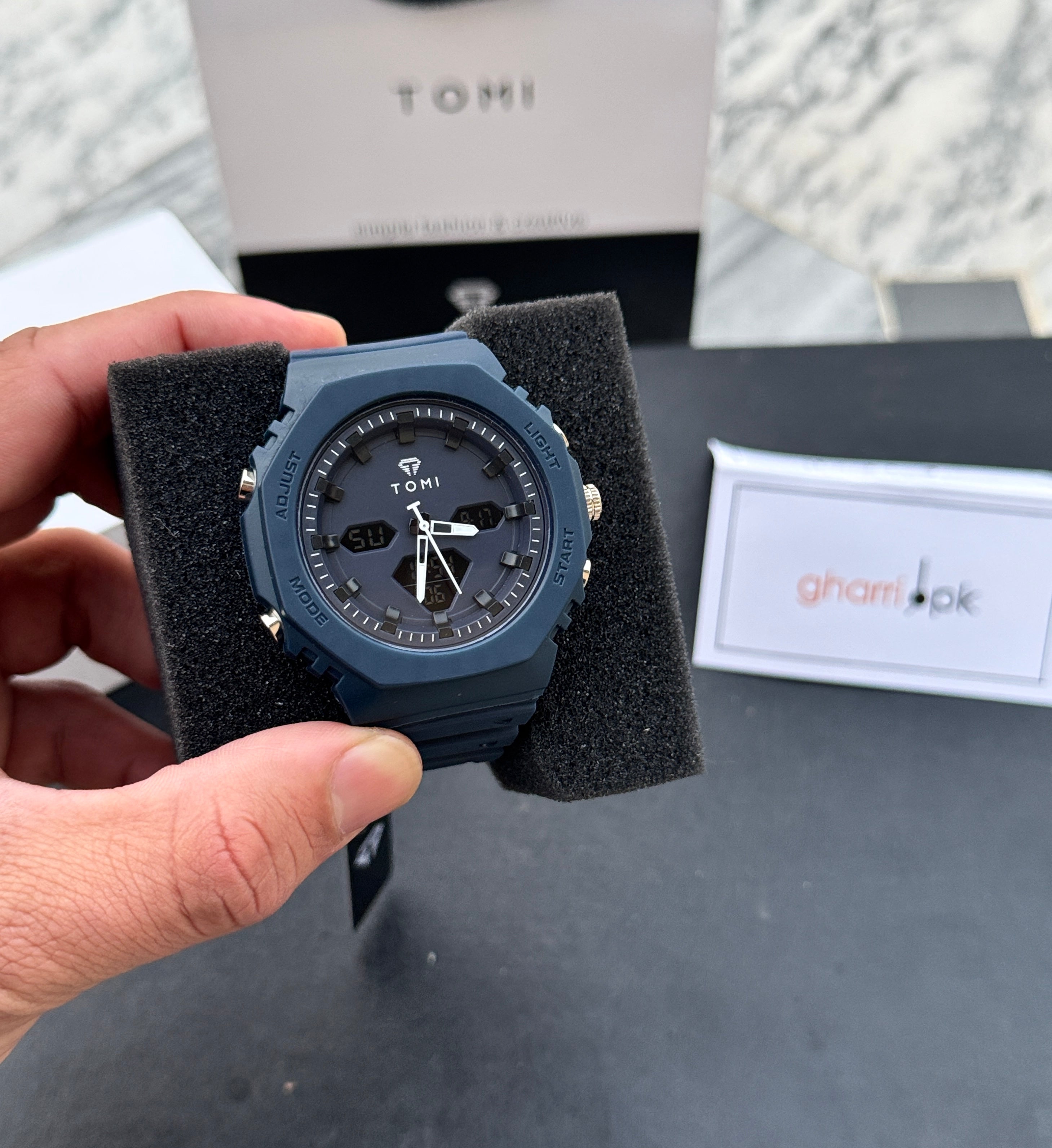 Rugged Edition - TOMI Dual Time Flagship Model - Water Resistant Durable & Comfortable Straps