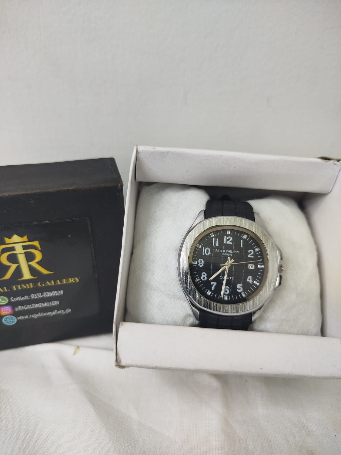 Patek Philippe Aquanaut – Black Dial Quartz Watch