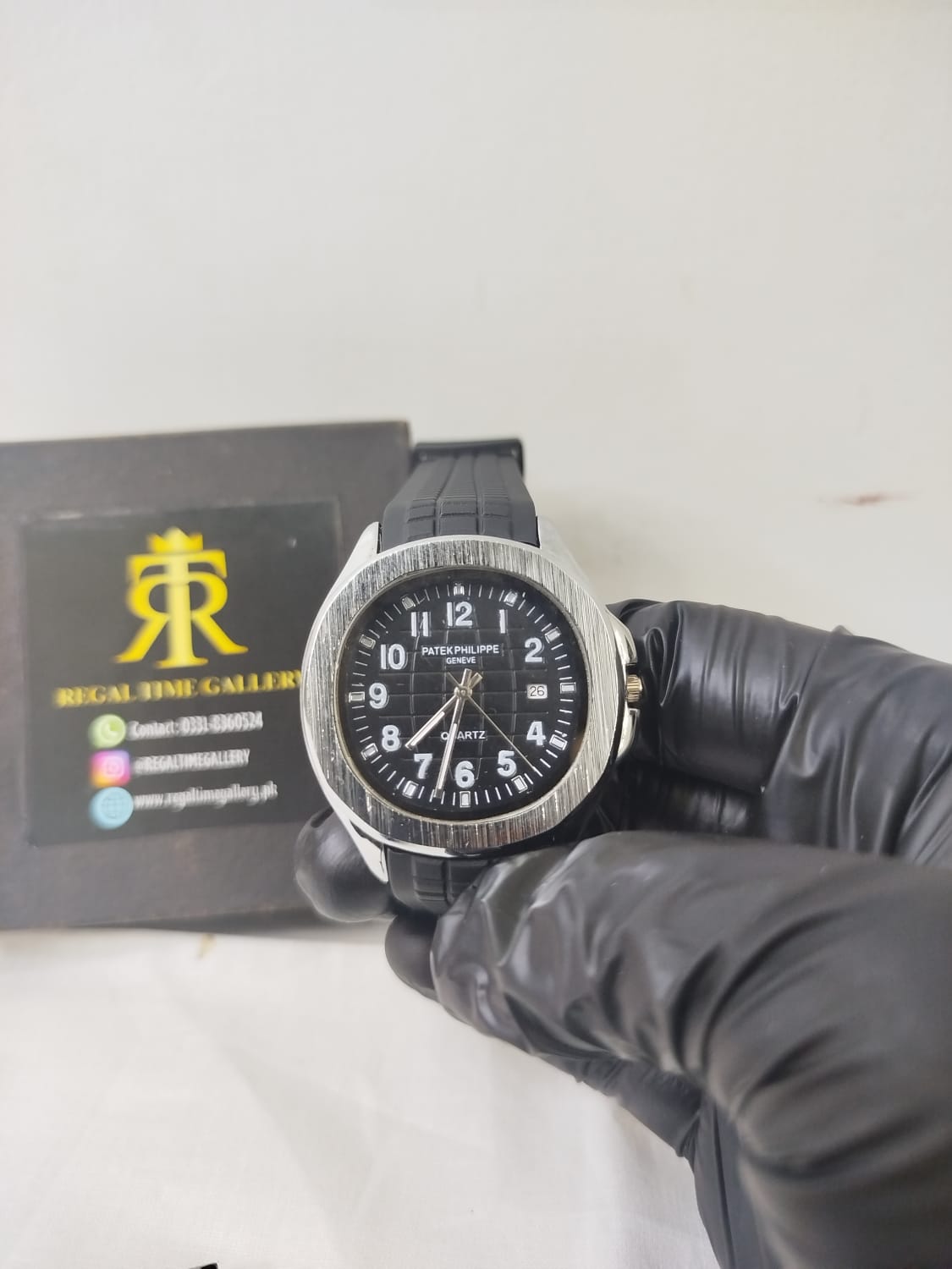 Patek Philippe Aquanaut – Black Dial Quartz Watch