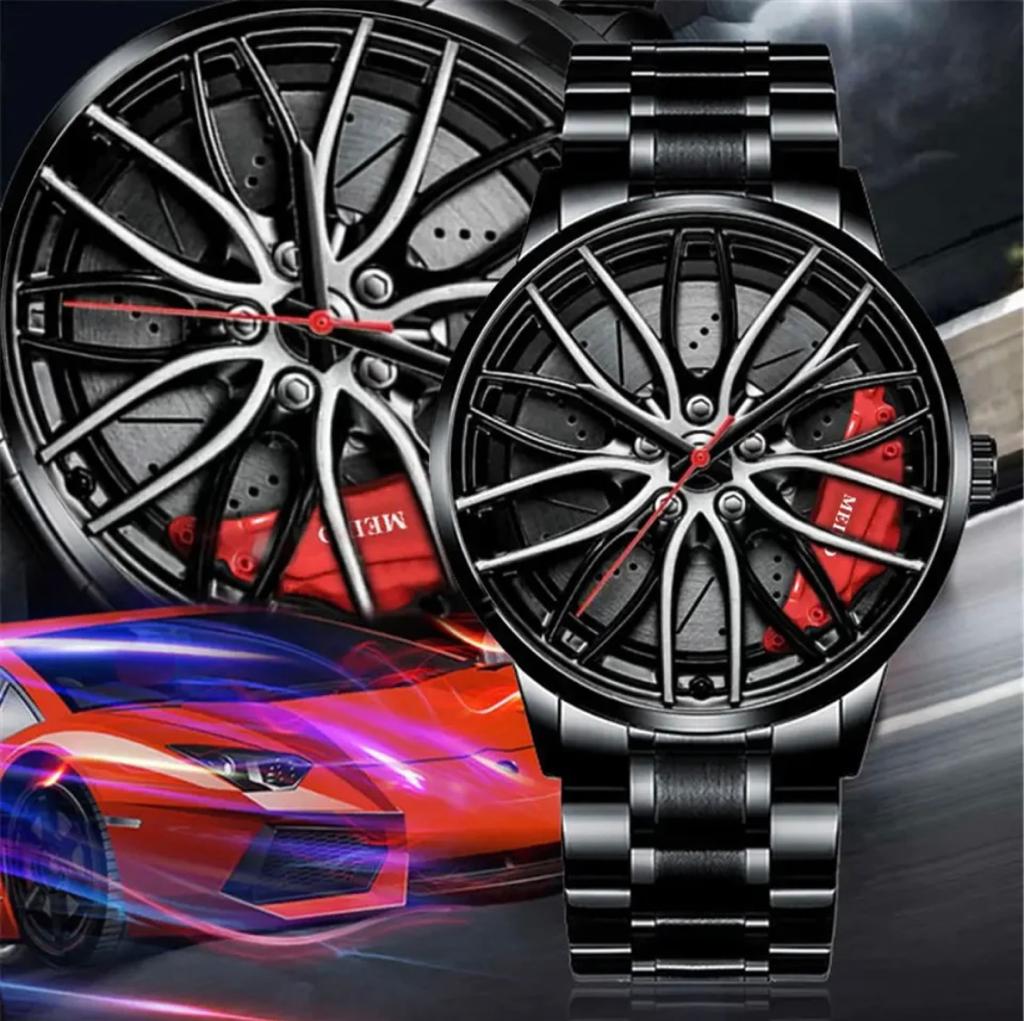 Limited Edition Alloy Wheel watch - Stainless Steel Chain