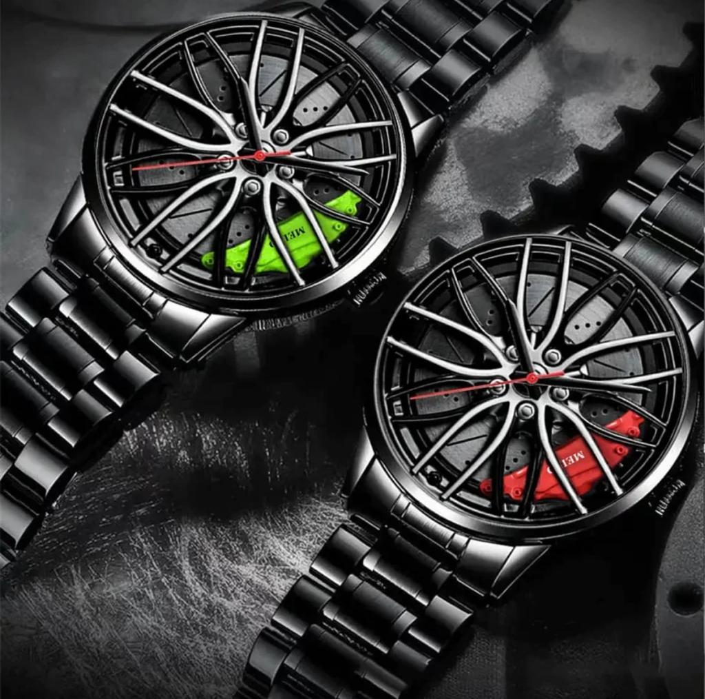 Limited Edition Alloy Wheel watch - Stainless Steel Chain
