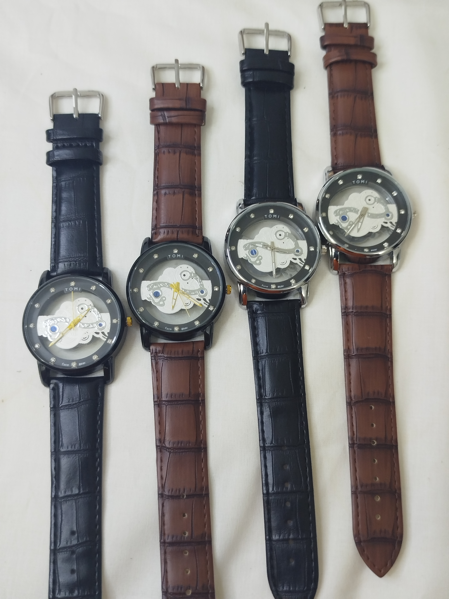 TOMI FaceGear - BLACK Skeleton Edition - Dual Strap