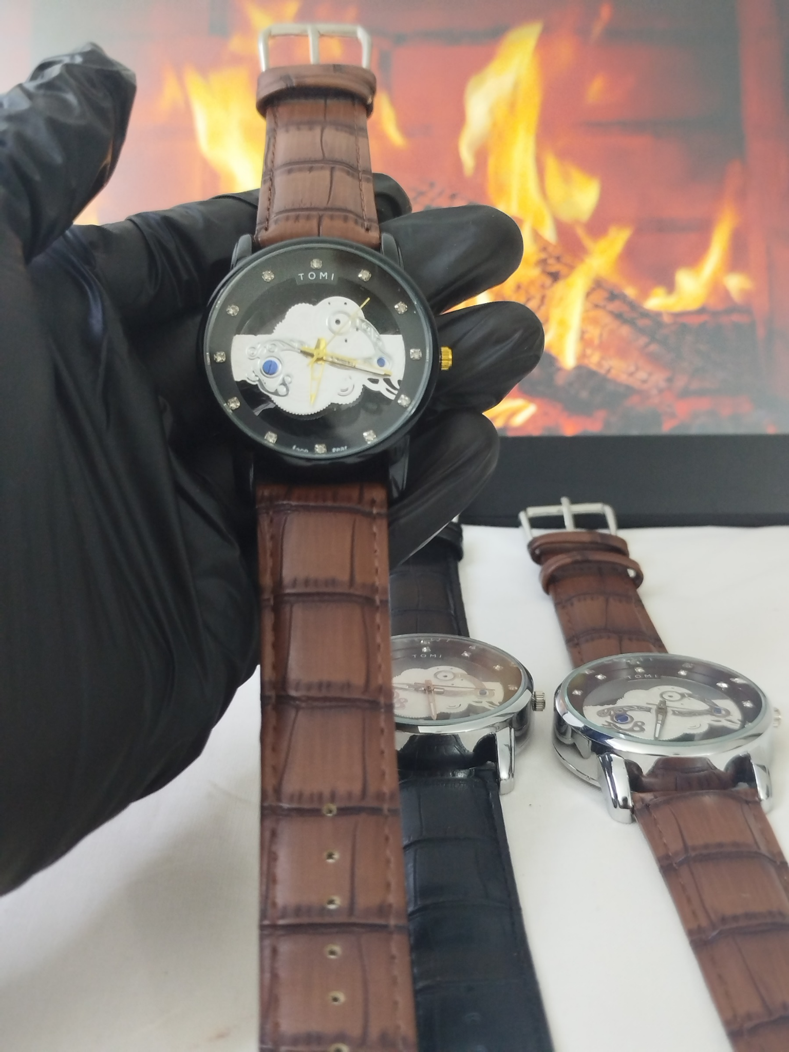 TOMI FaceGear - BLACK Skeleton Edition - Dual Strap