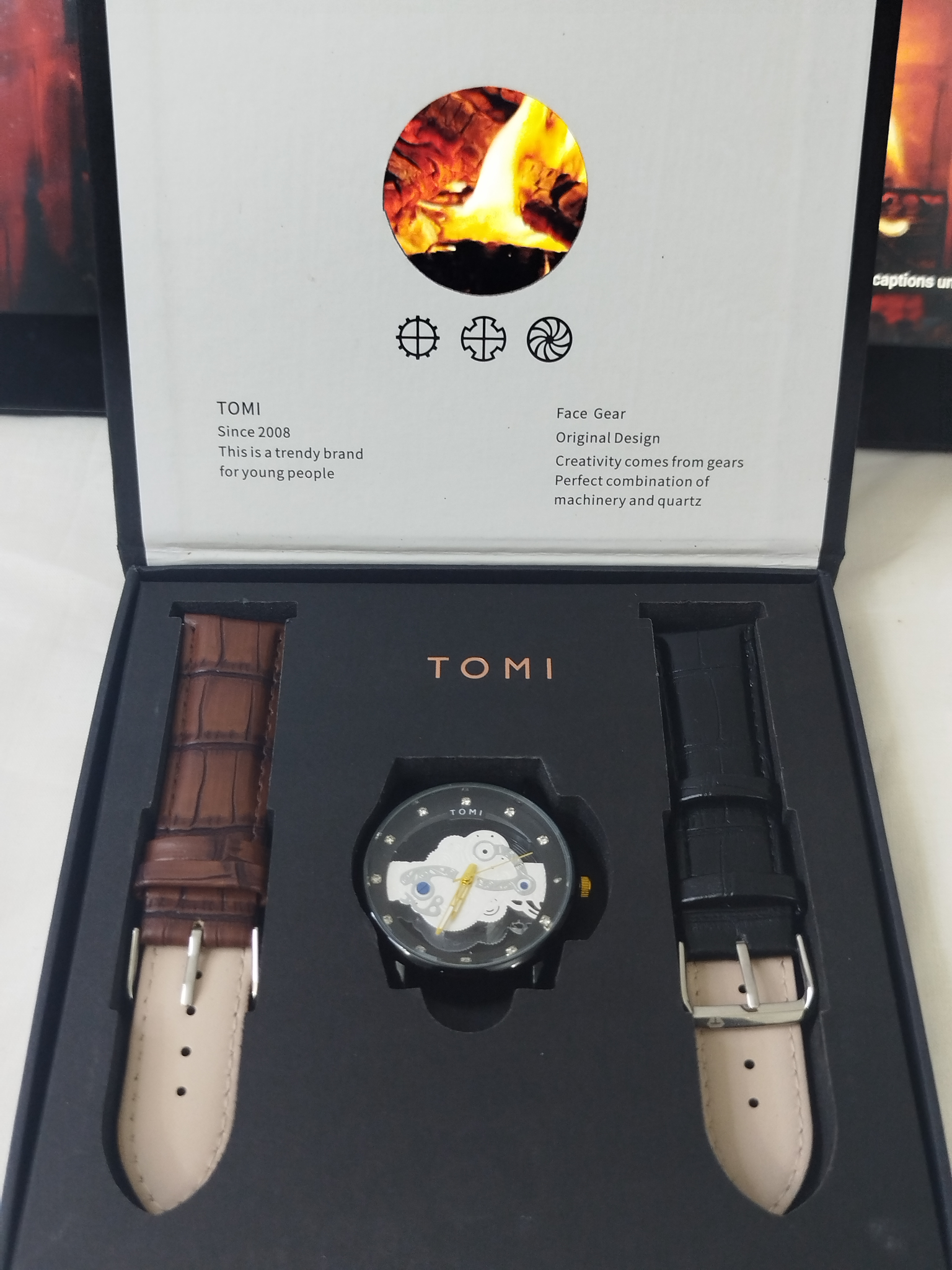 TOMI FaceGear - BLACK Skeleton Edition - Dual Strap